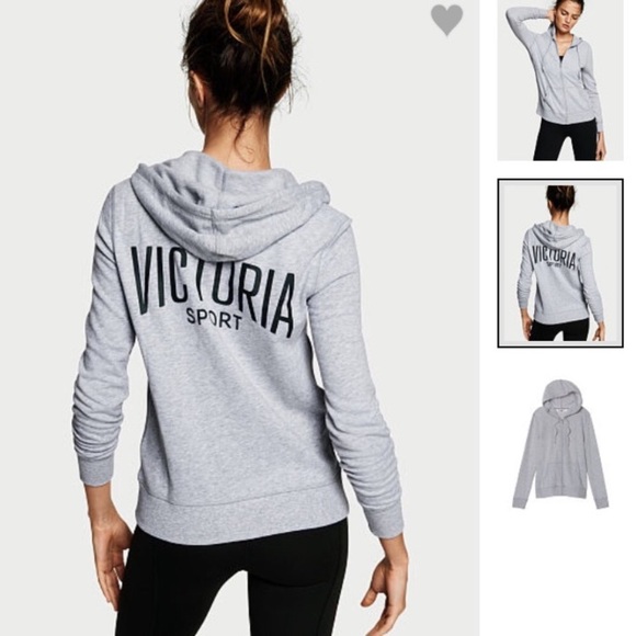 victoria secret sport zip up hoodie